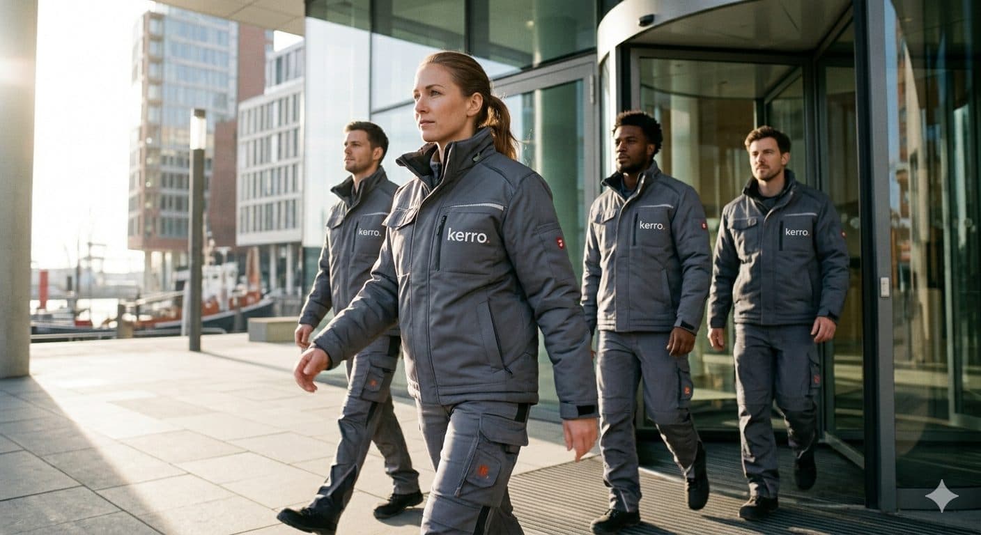 KERRO Team vor dem Hamburger Hauptsitz